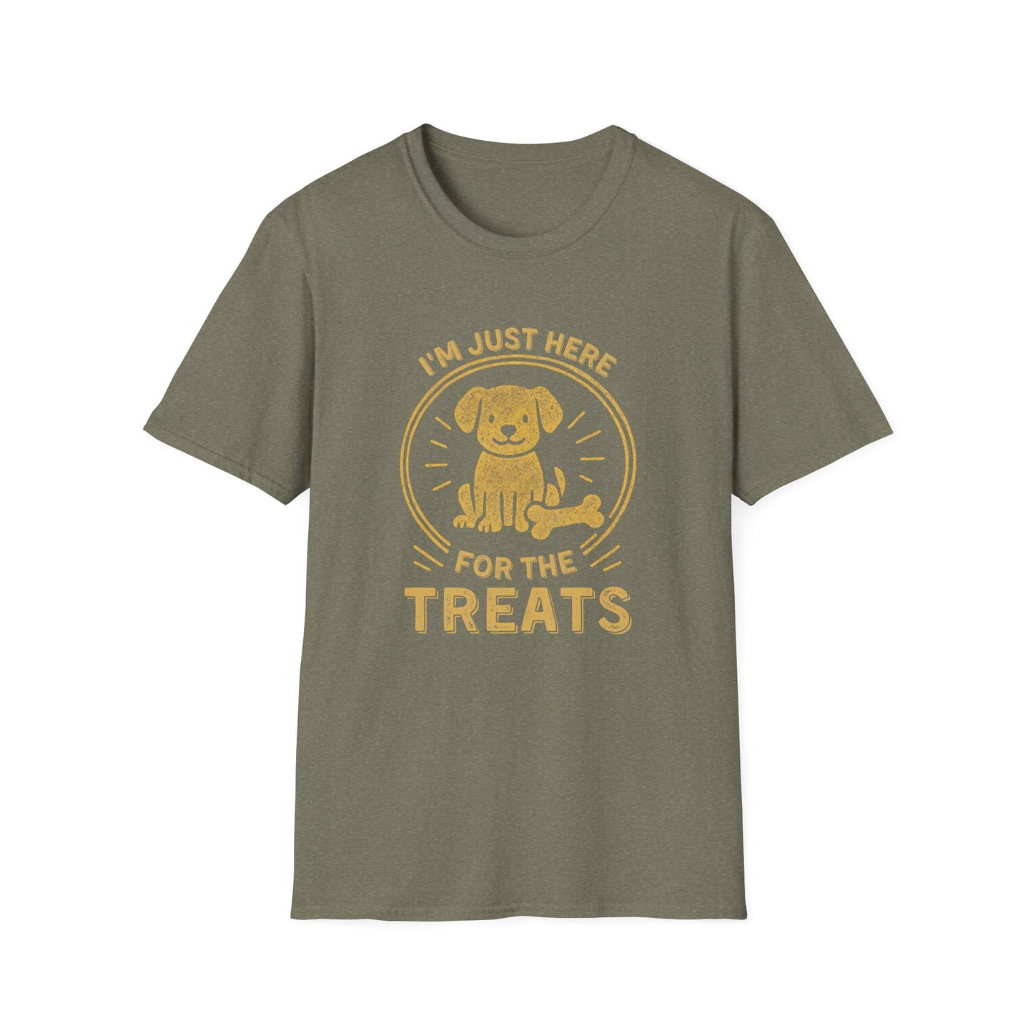 Funny Dog Shirt – I'm Just Here for the Treats Tee