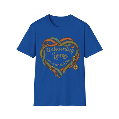 Unleashing Love Rescue Tee – Adopt Don't Shop