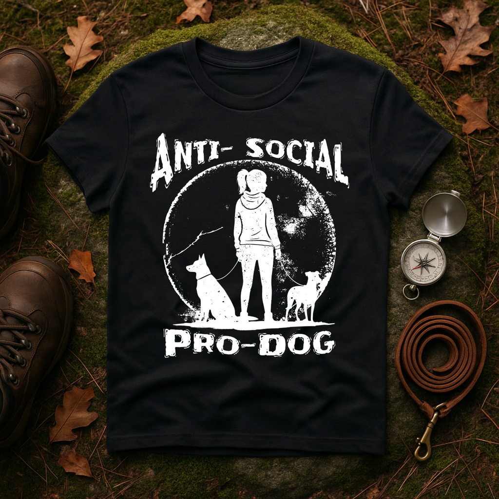 Anti-Social Pro-Dog T-Shirt