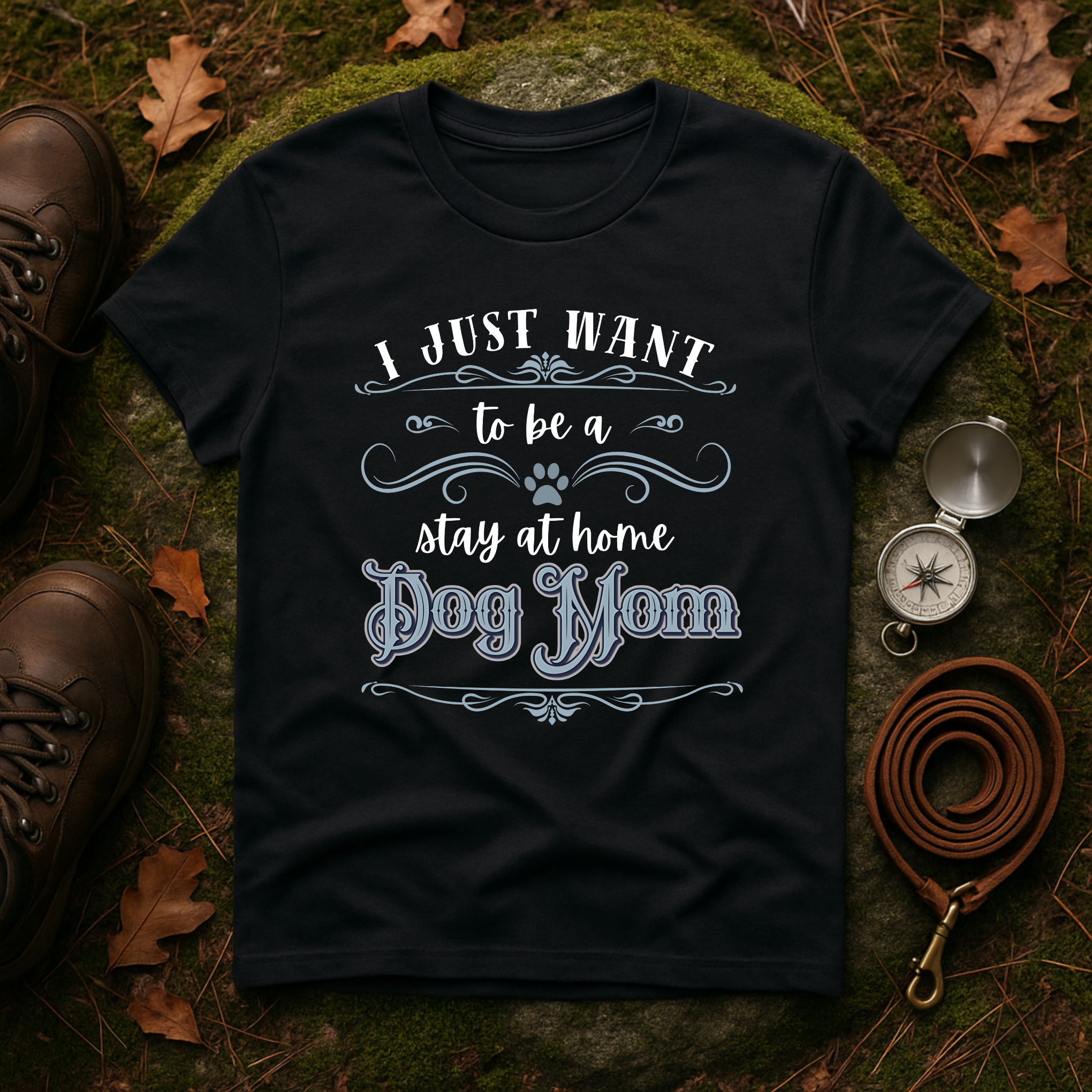 Stay at Home Dog Mom T-Shirt