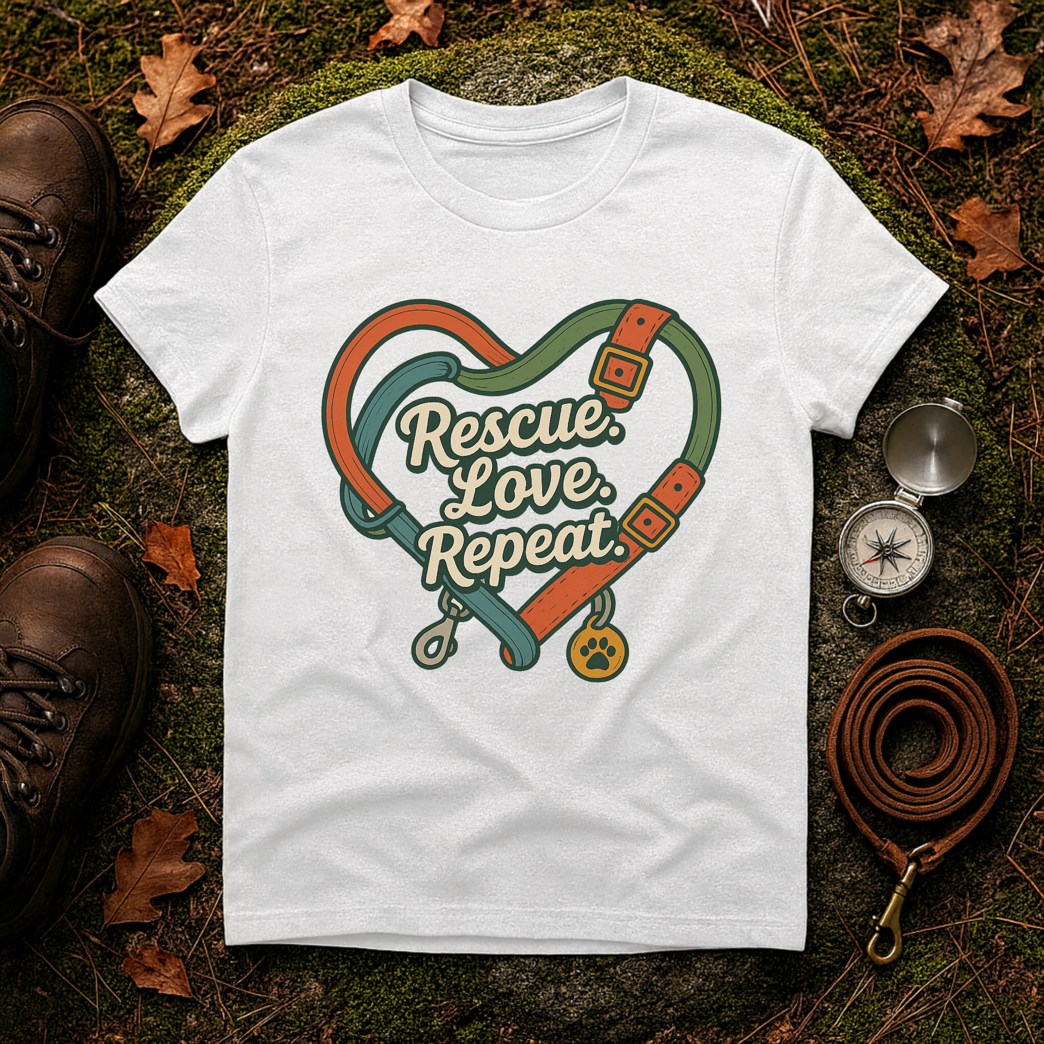 Rescue Love Repeat T-Shirt