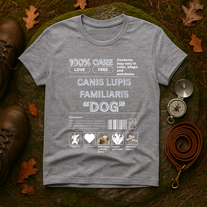 Canis Lupus Familiaris Dog Tee - Funny Vet Label