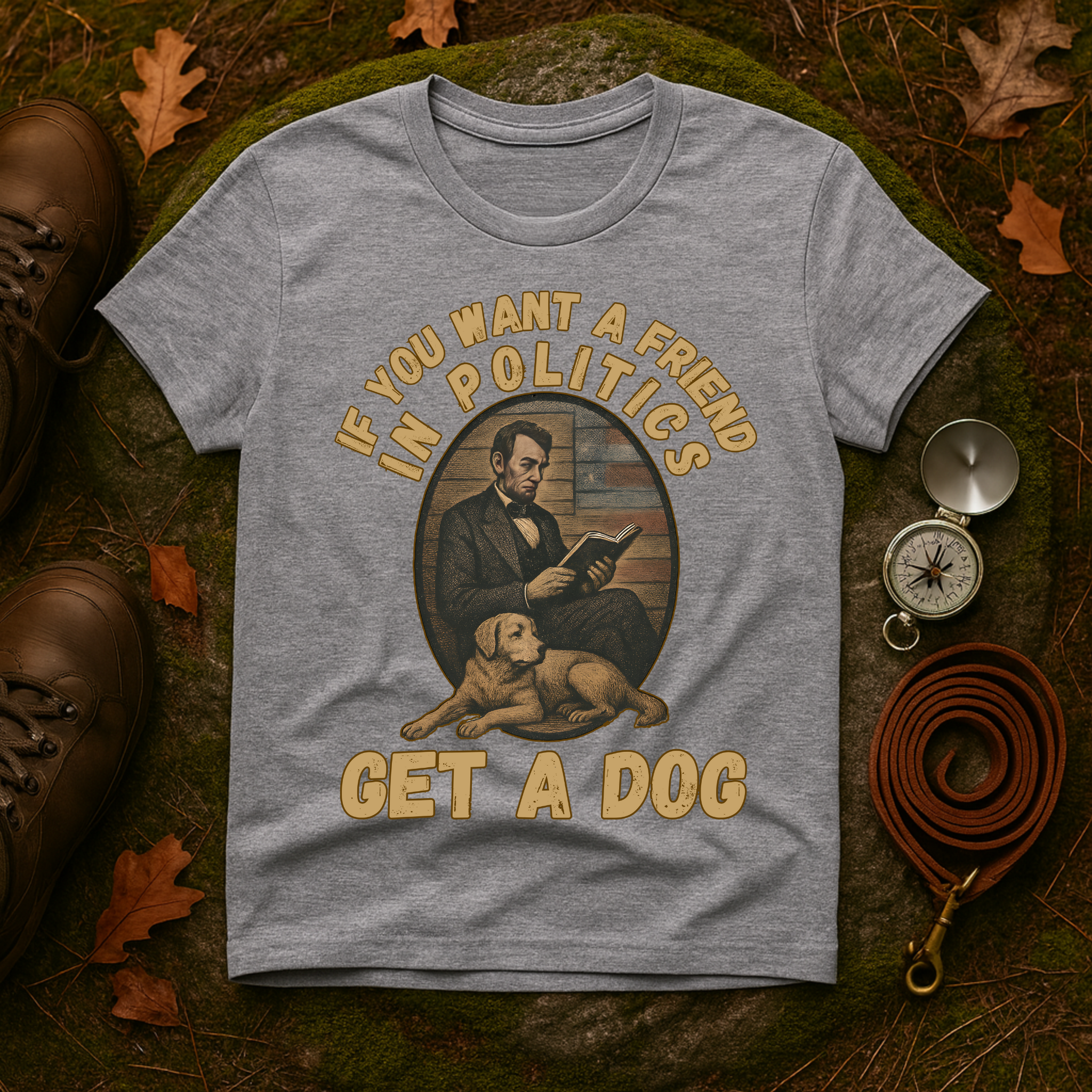 Political Humor Dog Lover T-Shirt