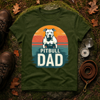 Vintage Pitbull Dad T-Shirt