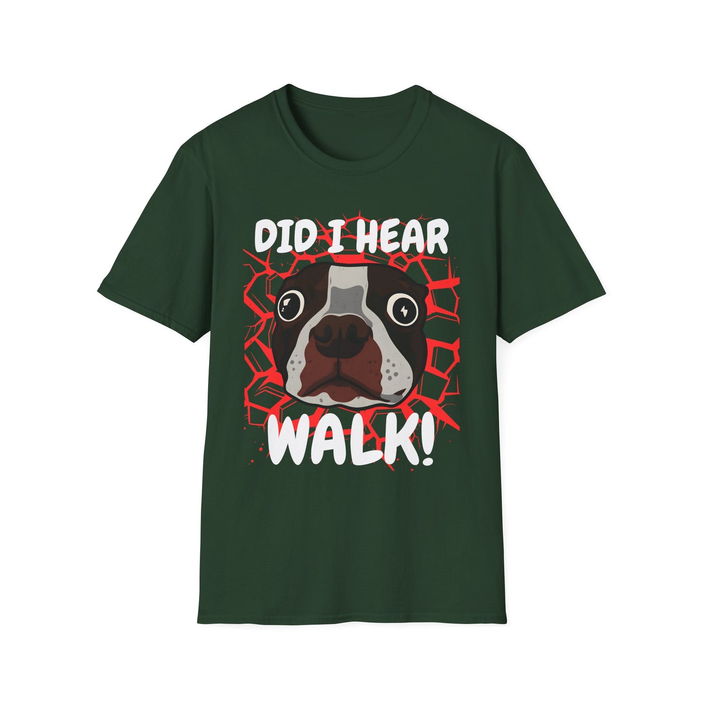 Funny Dog Walking T-Shirt | Did I Hear Walk Graphic Tee