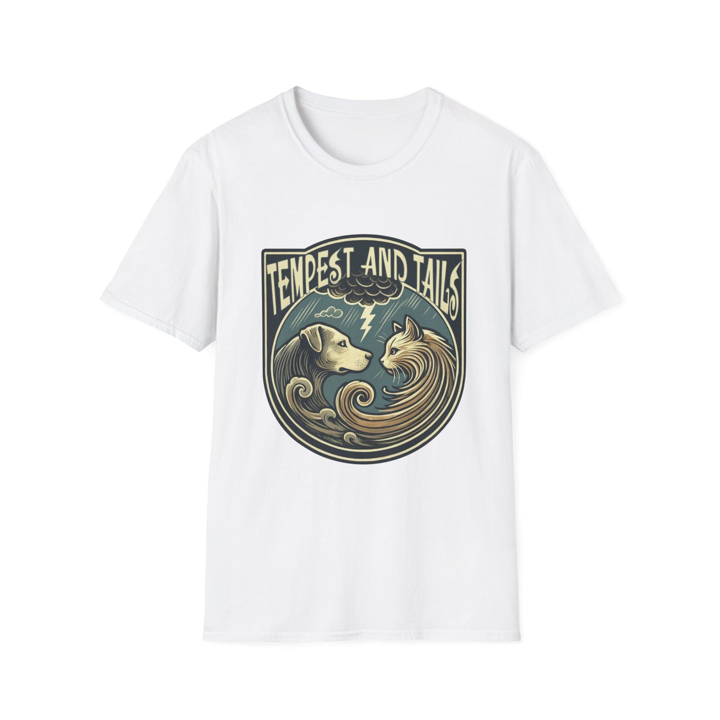 Tempest and Tails Unisex T-Shirt - Fun Pet Lover Tee, Gift for Dog Owners, Animal Lover Apparel, Cute Graphic Shirt, Casual Wear