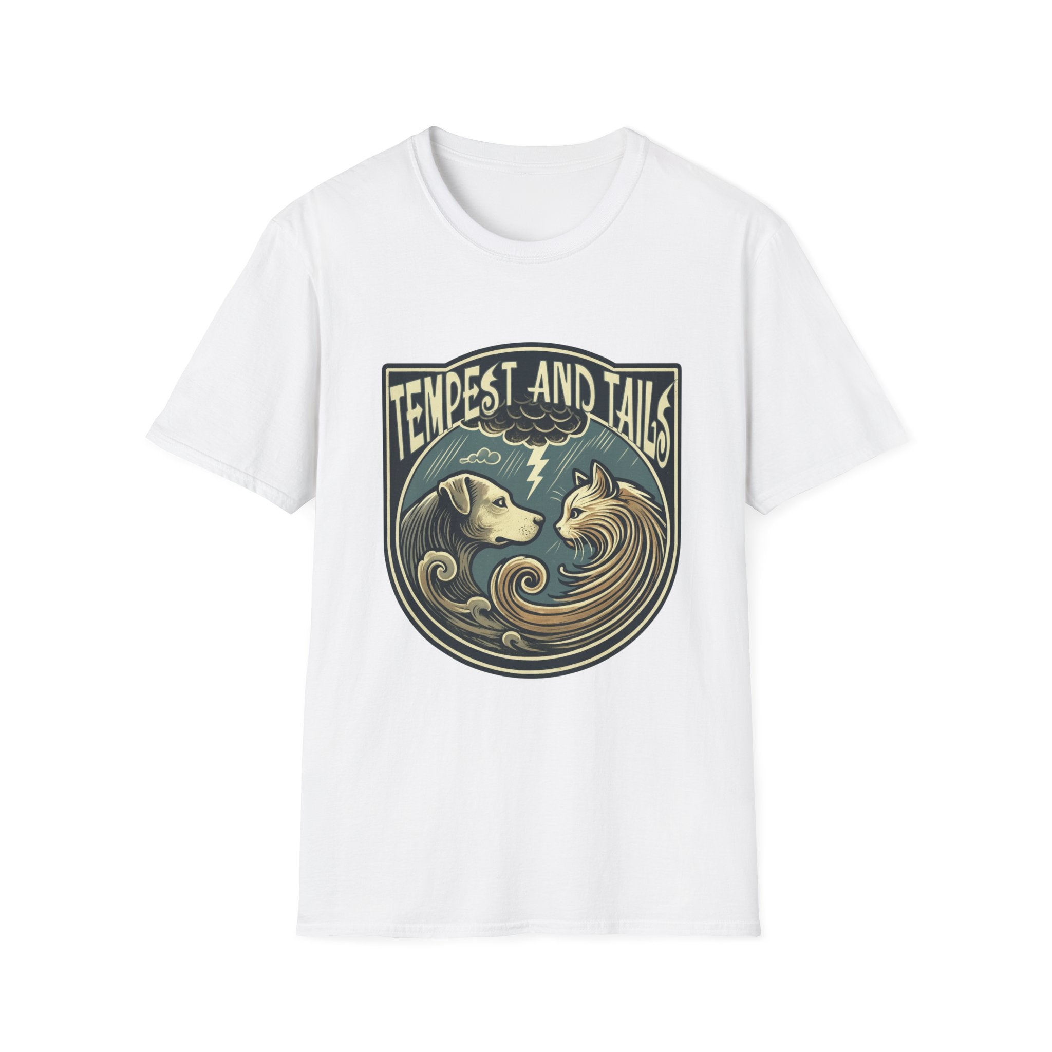 Tempest and Tails Unisex T-Shirt - Fun Pet Lover Tee, Gift for Dog Owners, Animal Lover Apparel, Cute Graphic Shirt, Casual Wear
