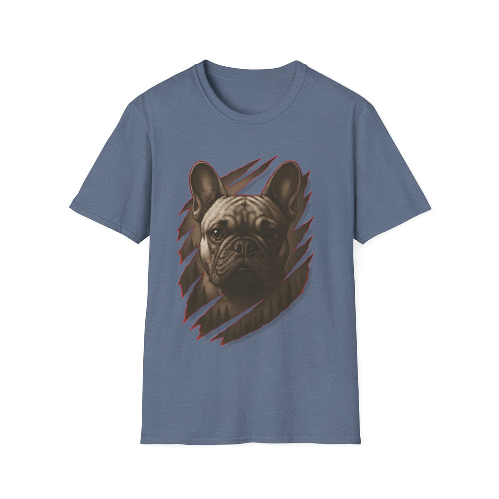French Bulldog Claw Rips T-Shirt