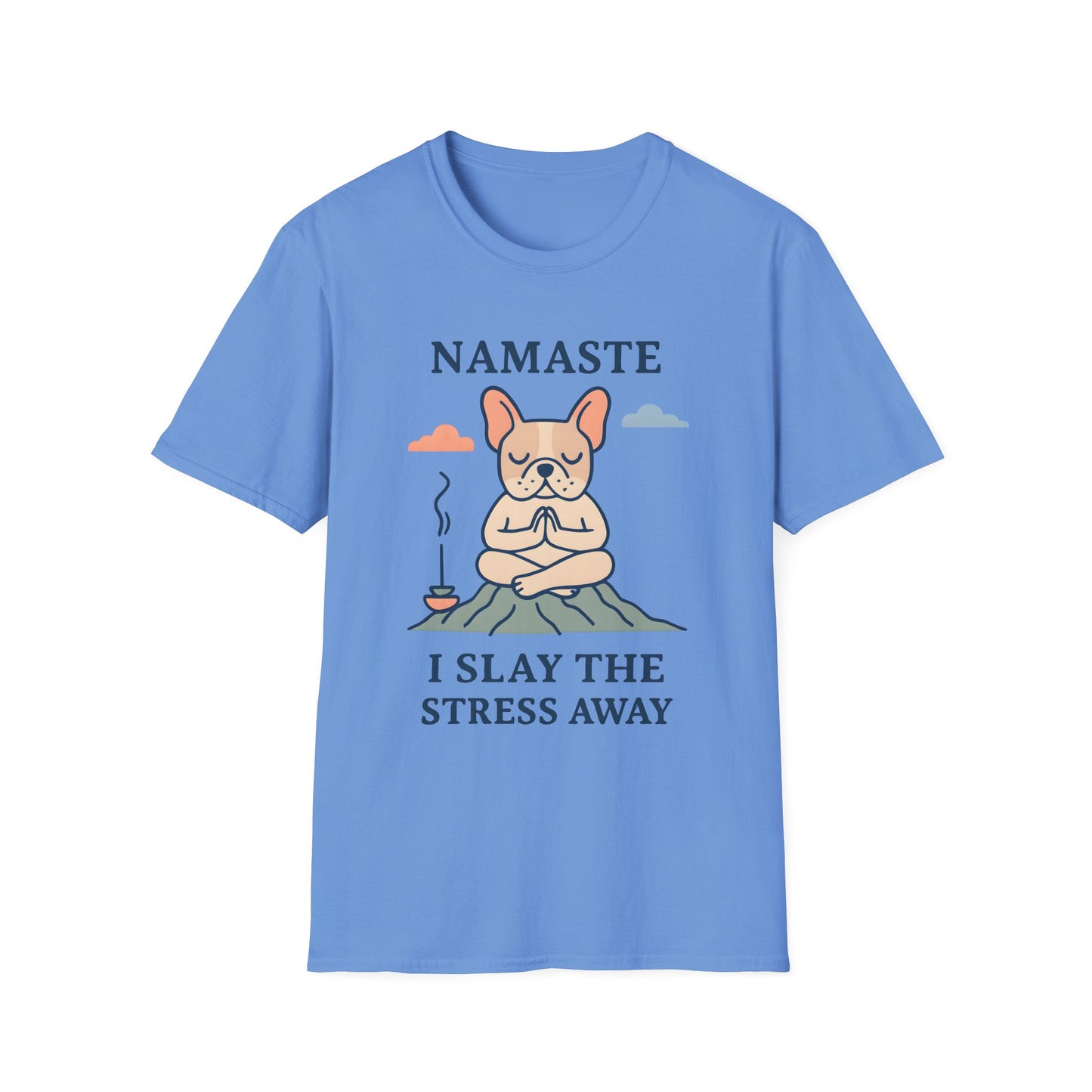 Namaste Stress Relief T-Shirt, Funny Yoga Tee, Unisex Graphic Shirt, Meditation Apparel, Gift for Yogis