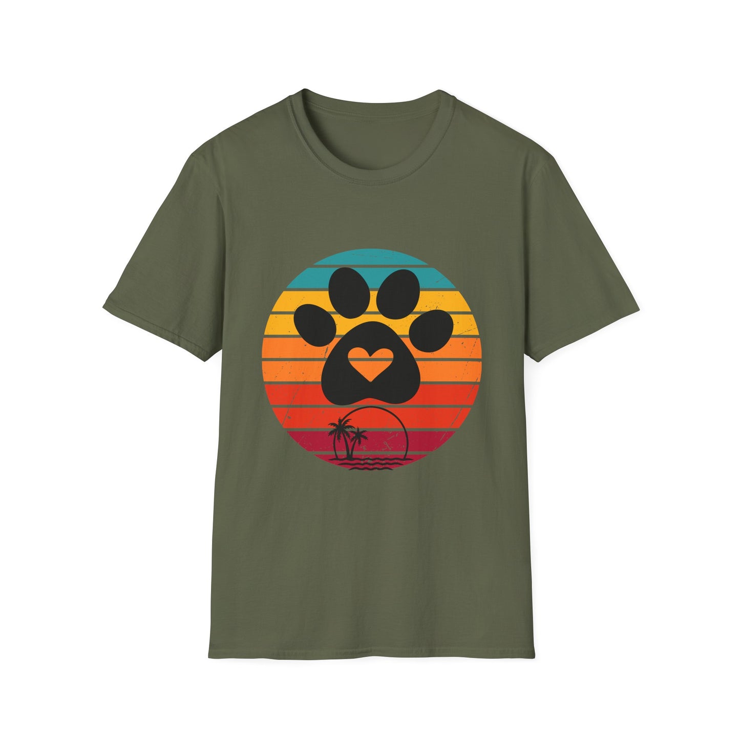 Retro Pet Lover T-Shirt - Softstyle Tee for Dog Owners, Animal Rescue Fundraiser, Gift for Animal Lovers, Vintage Pet Apparel.