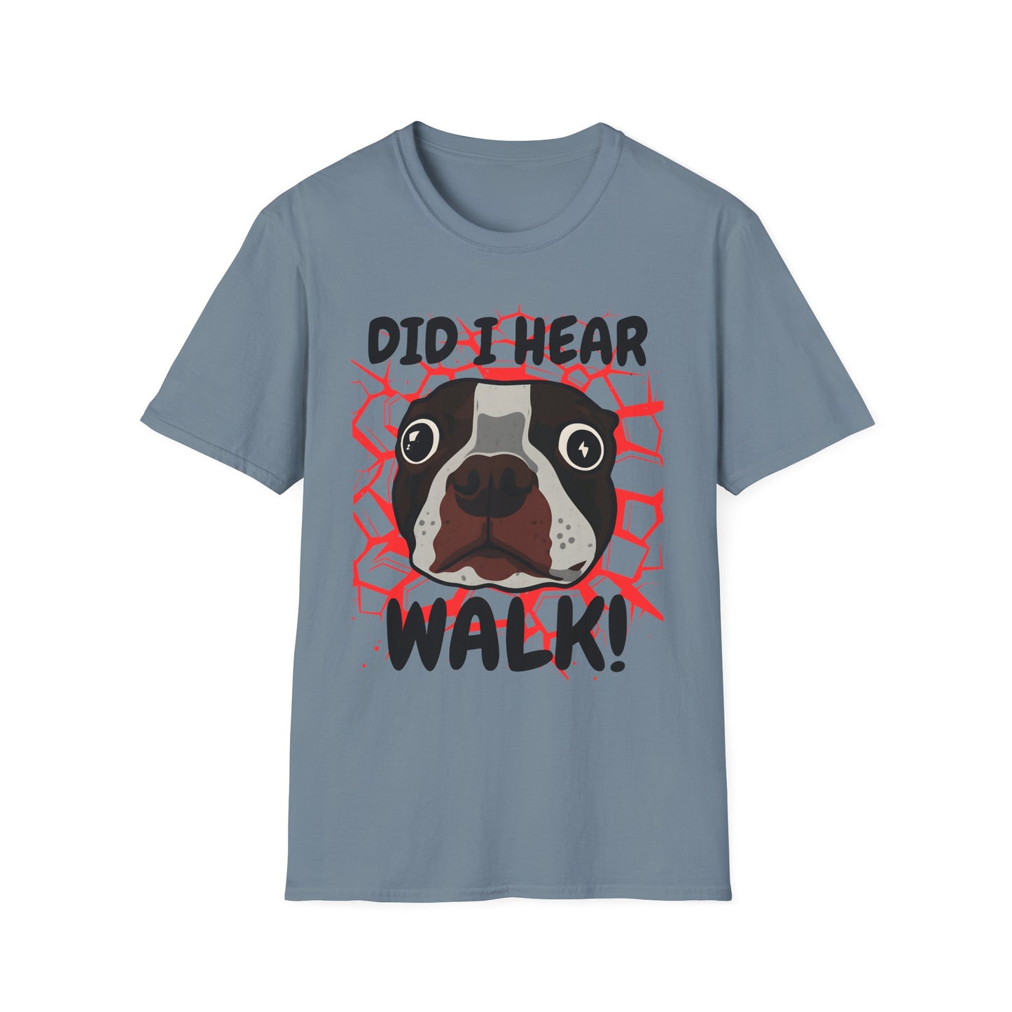 Funny Dog Walking T-Shirt | Did I Hear Walk Graphic Tee