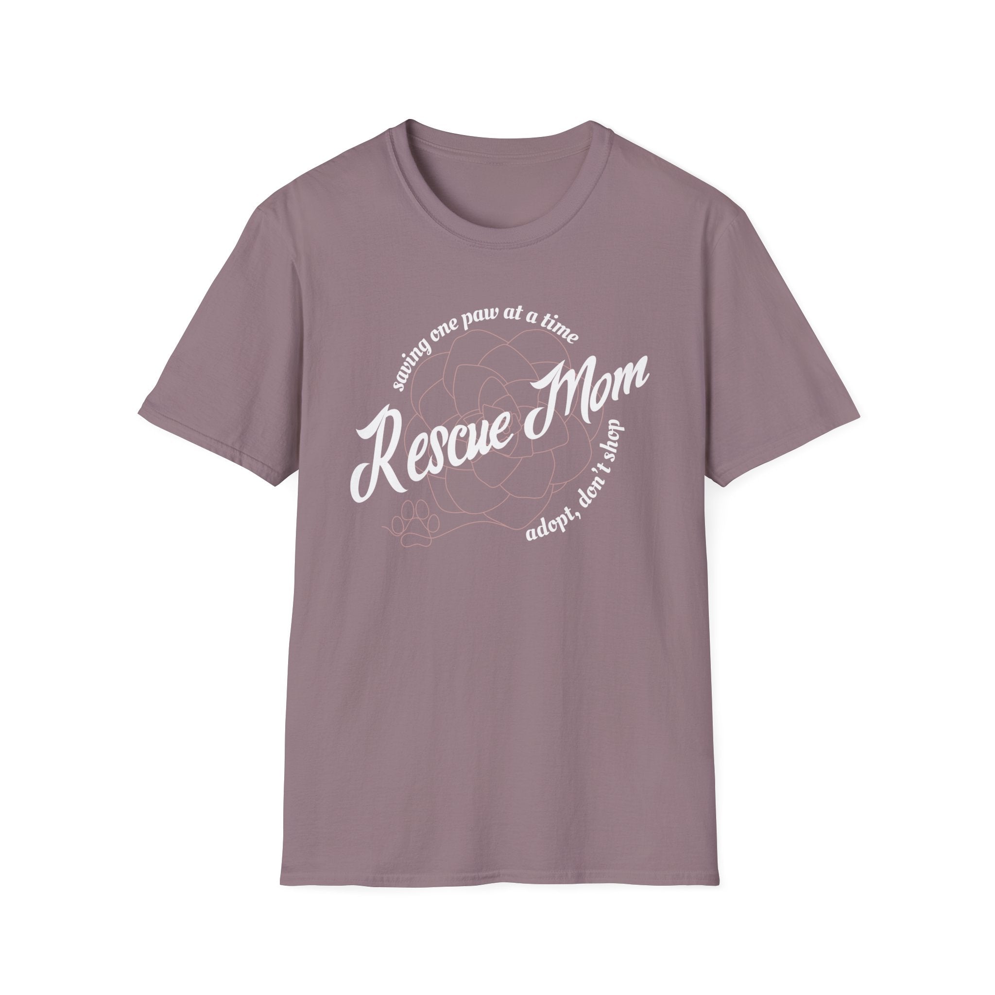 Rescue Mom One Paw at a Time T-Shirt