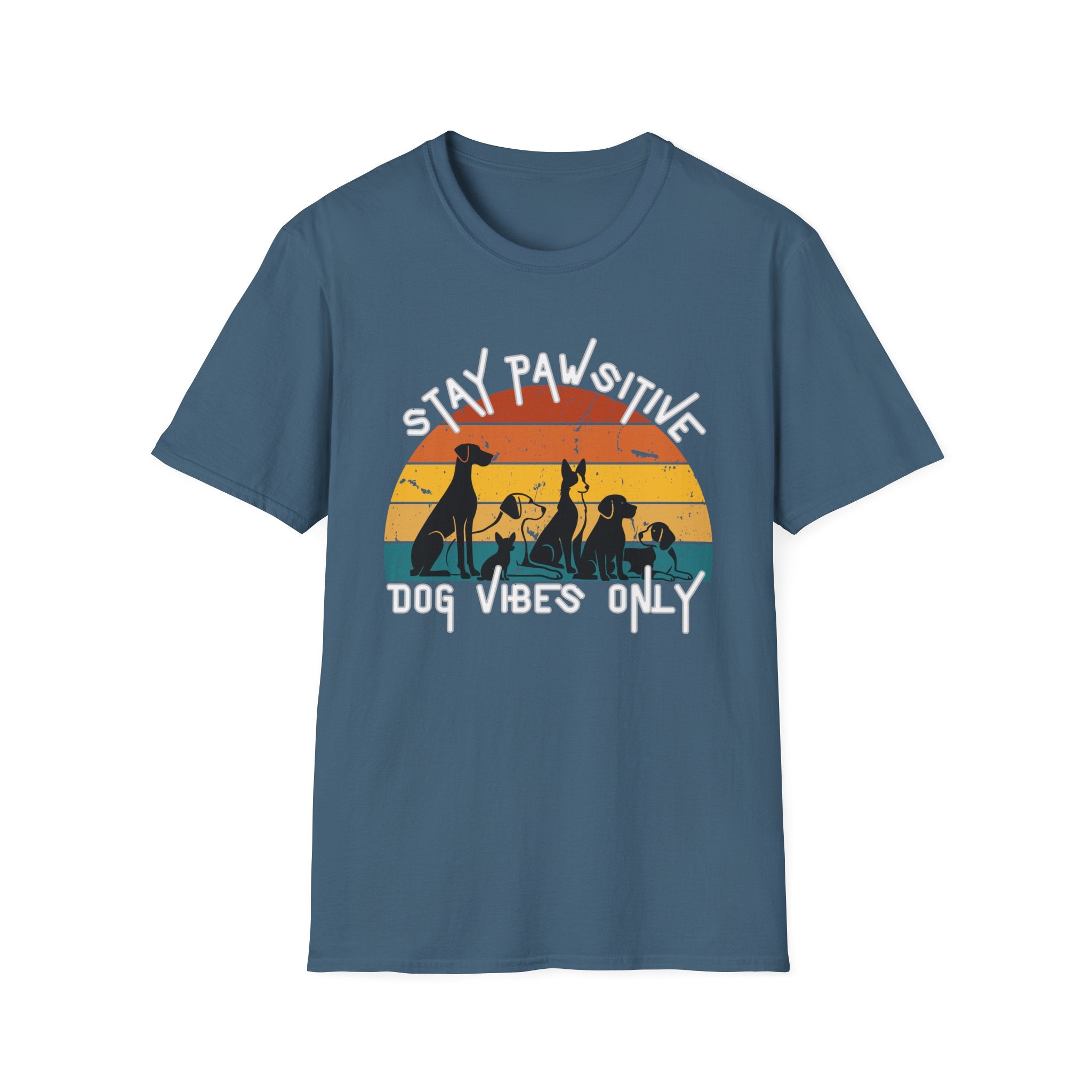 Stay Pawsitive Dog Vibes T-Shirt