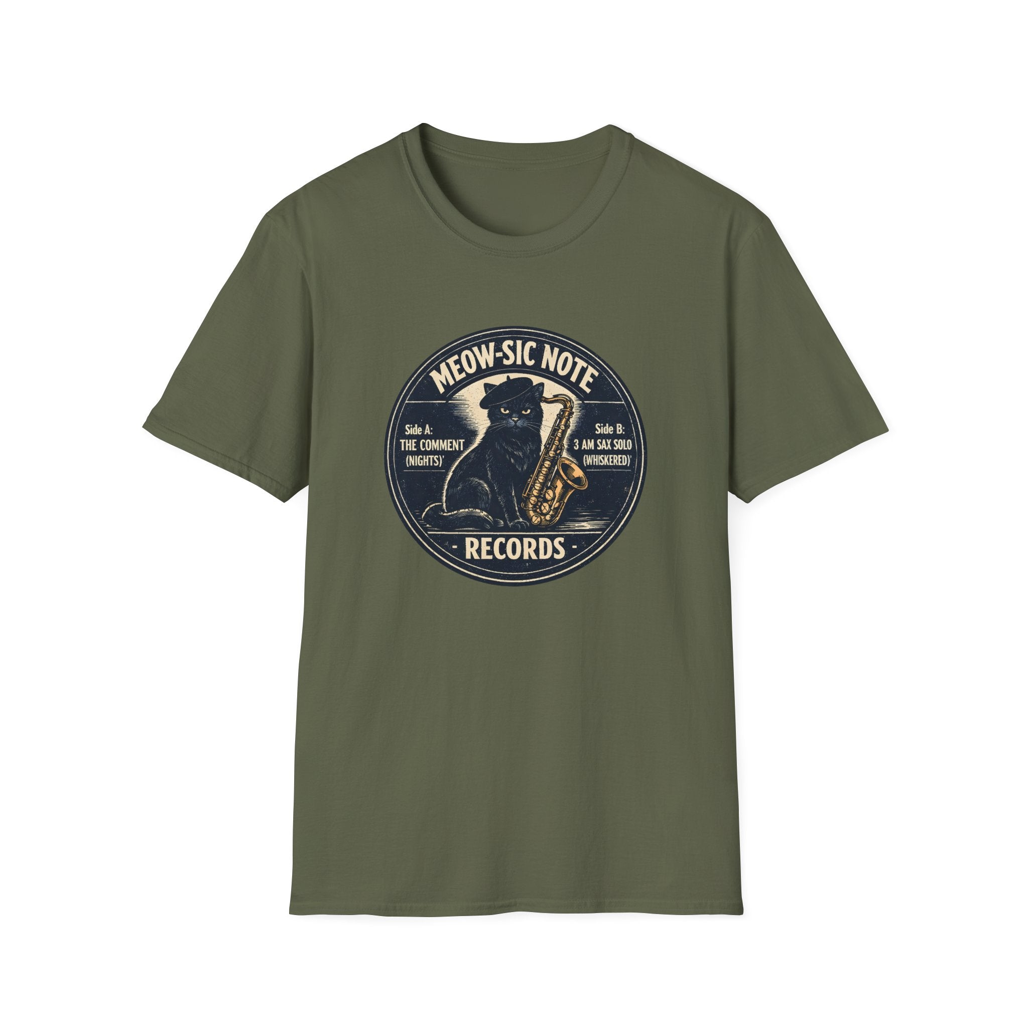 Meow-sic Note Records T-Shirt