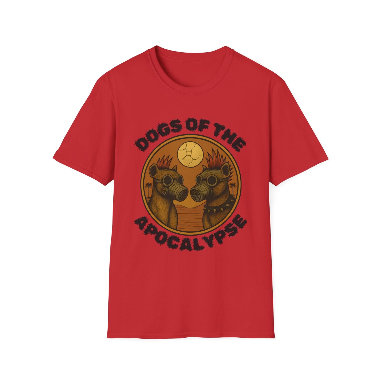 Dogs of the Apocalypse Unisex T-Shirt, Funny Pet Lover Gift, Dog Owner Apparel, Quirky Graphic Tee, Casual Wear