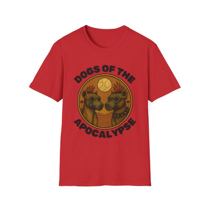 Dogs of the Apocalypse Unisex T-Shirt, Funny Pet Lover Gift, Dog Owner Apparel, Quirky Graphic Tee, Casual Wear