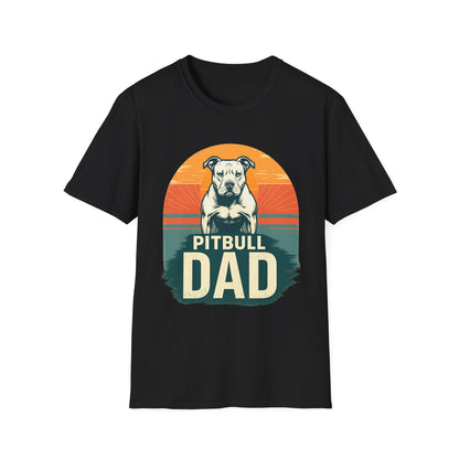 Vintage Pitbull Dad Shirt – Retro Dog Lover Gift Tee
