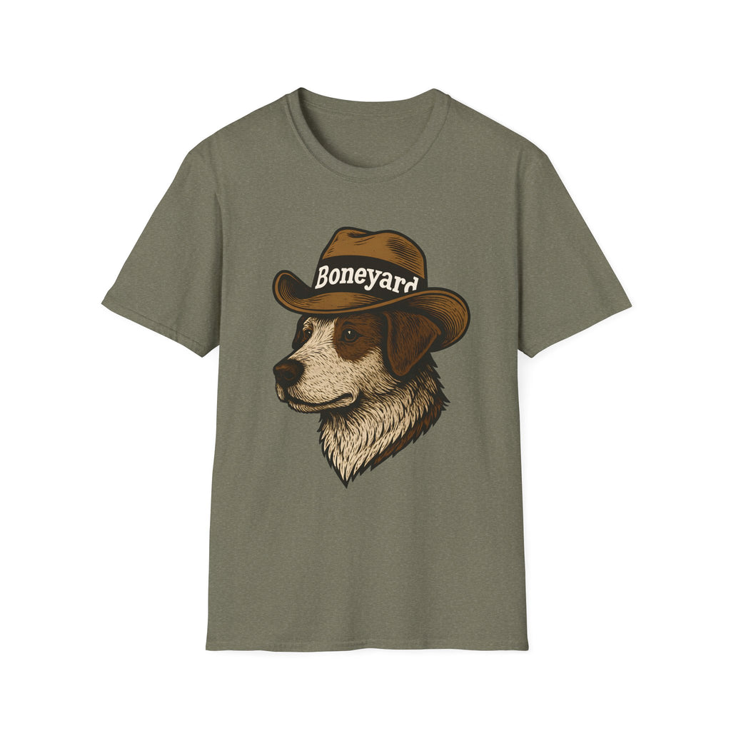 Cowboy Dog Boneyard Western T-Shirt
