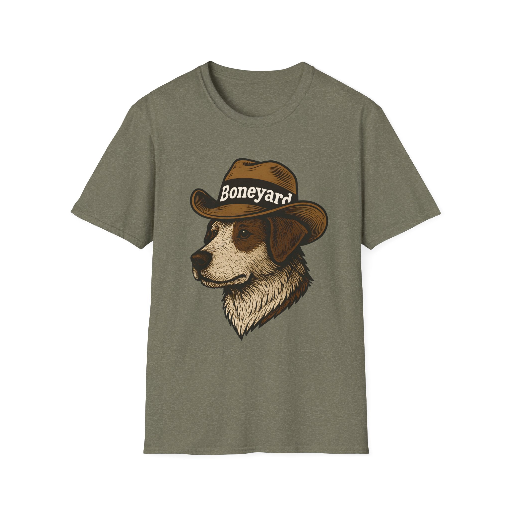 Cowboy Dog Boneyard Western T-Shirt