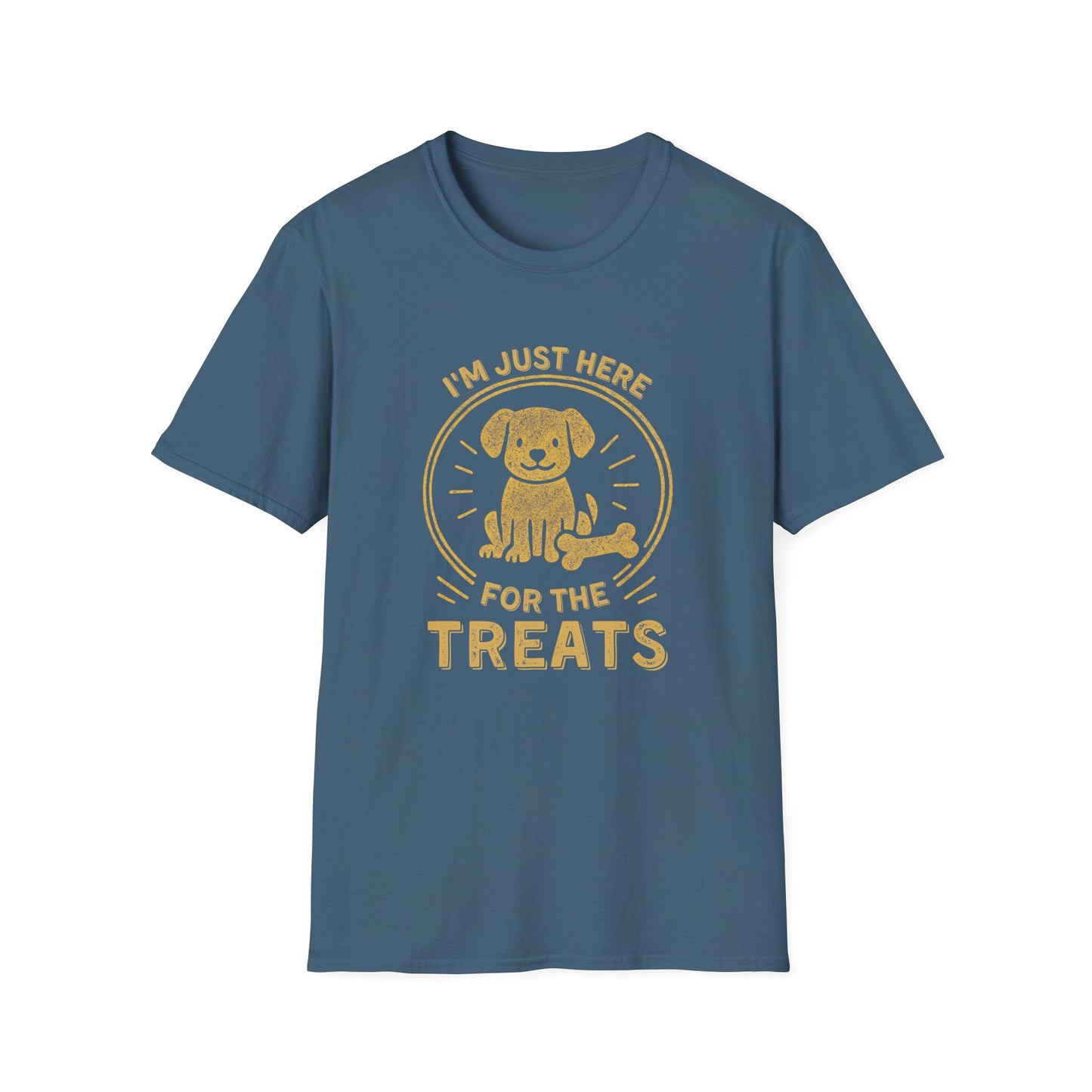 Funny Dog Shirt – I'm Just Here for the Treats Tee