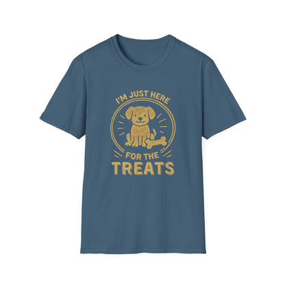 Funny Dog Shirt – I'm Just Here for the Treats Tee