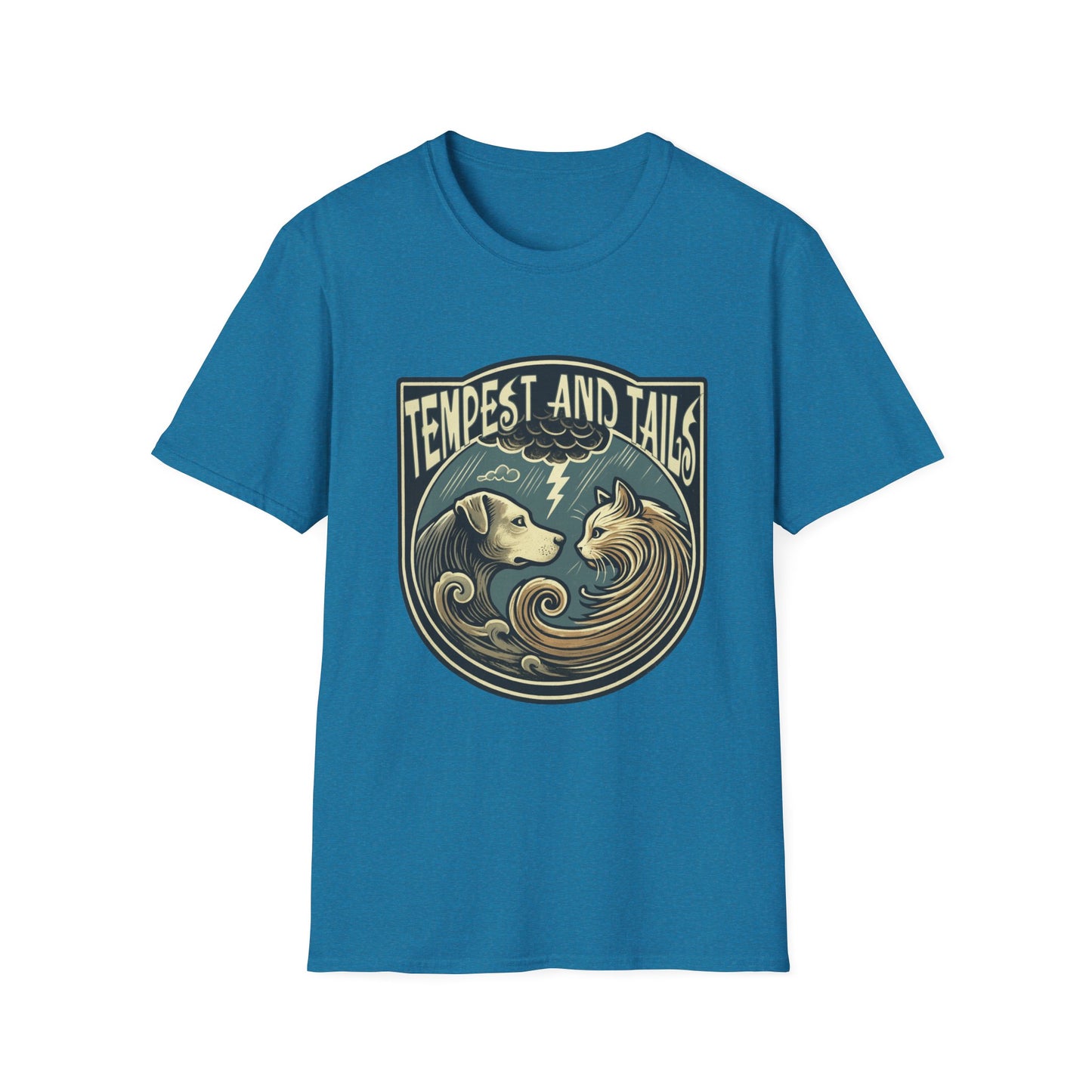 Tempest and Tails Unisex T-Shirt - Fun Pet Lover Tee, Gift for Dog Owners, Animal Lover Apparel, Cute Graphic Shirt, Casual Wear