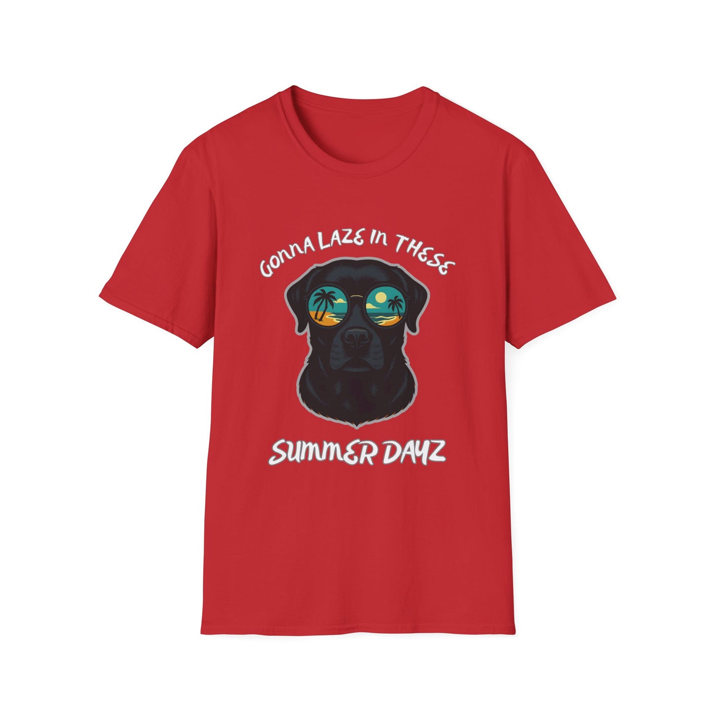 Cool Dog Summer Vibes T-Shirt, Summer T-Shirt, Dog Lover Gift, Casual Wear, Gift for Pet Owners, Beach Day Top