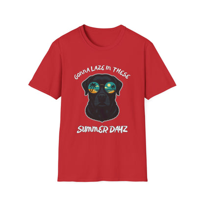 Cool Dog Summer Vibes T-Shirt, Summer T-Shirt, Dog Lover Gift, Casual Wear, Gift for Pet Owners, Beach Day Top