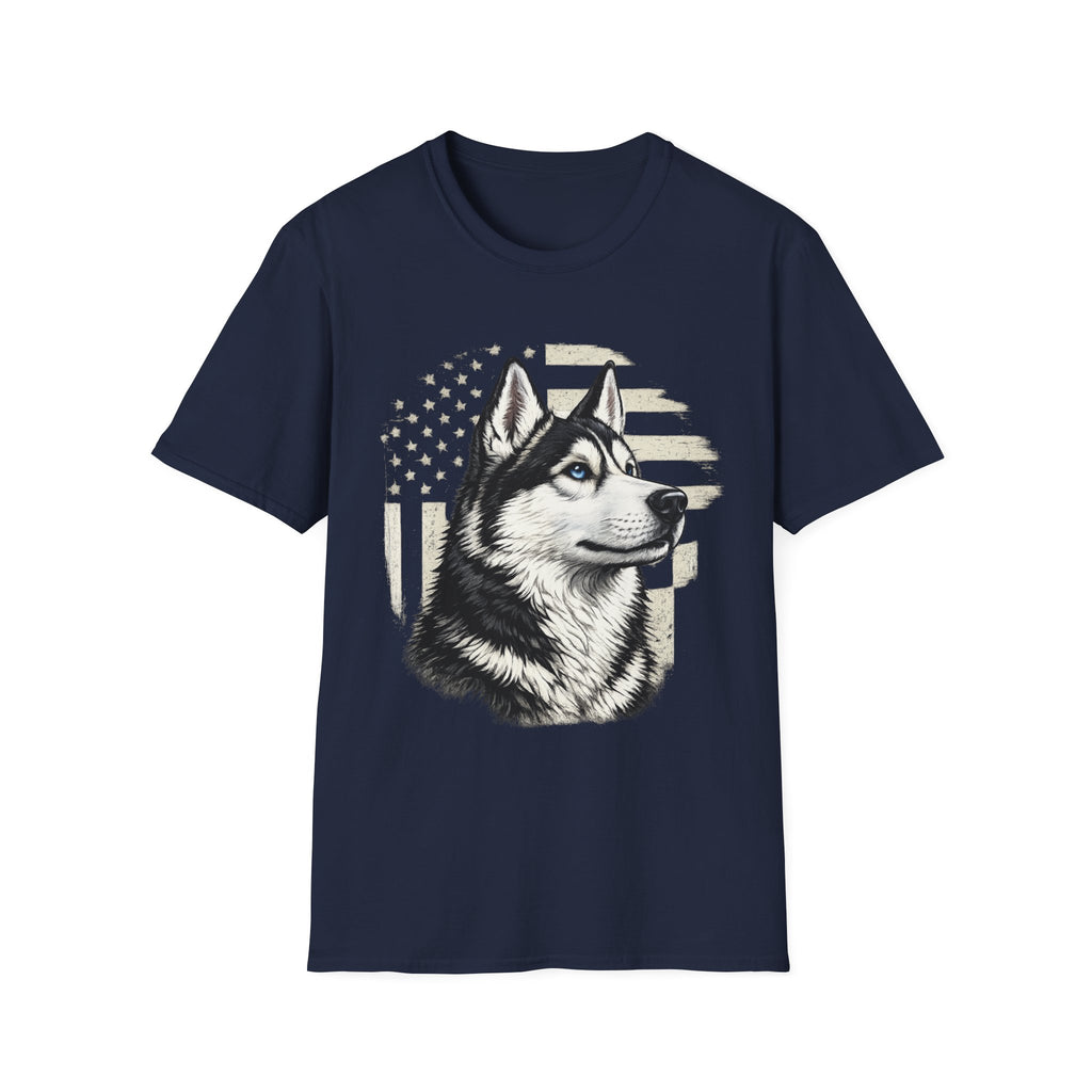Patriotic Husky Pride T-Shirt