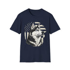 Patriotic Husky Pride T-Shirt