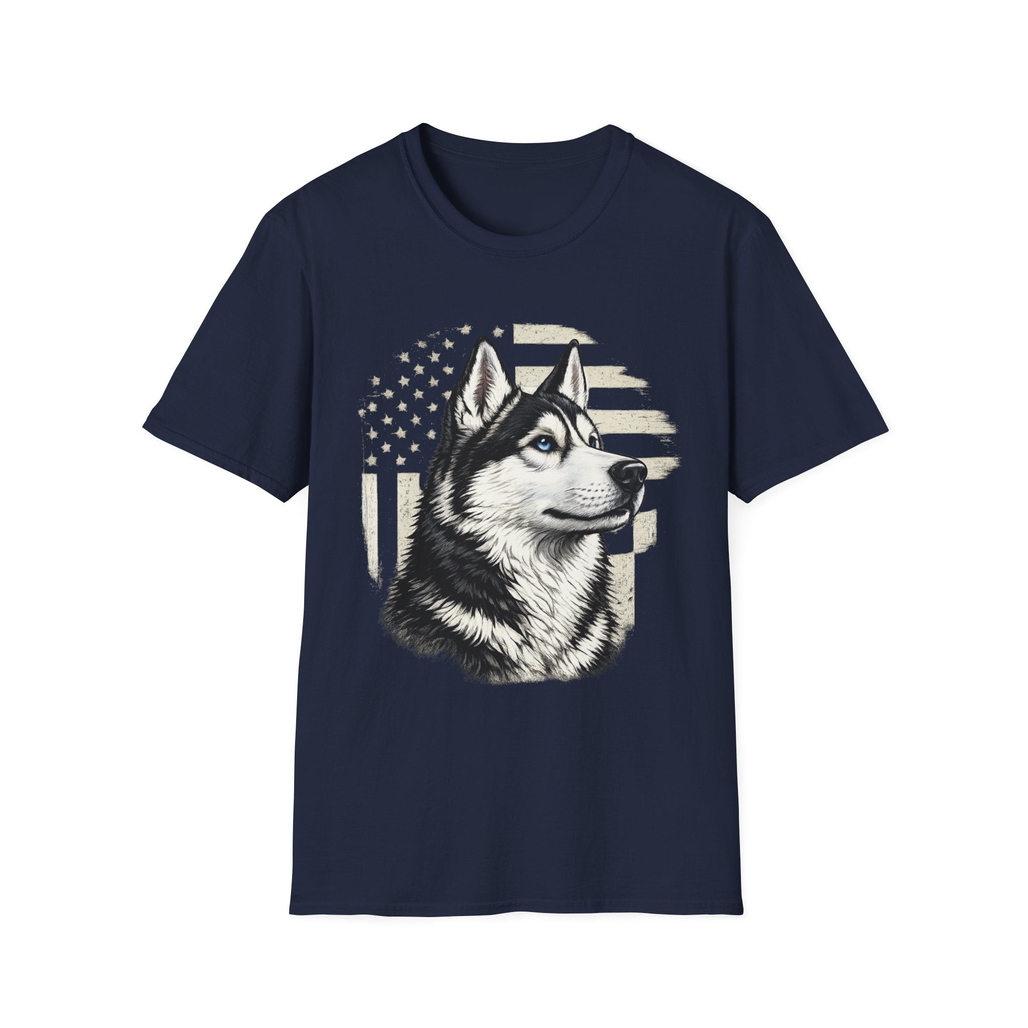 Patriotic Husky Pride T-Shirt