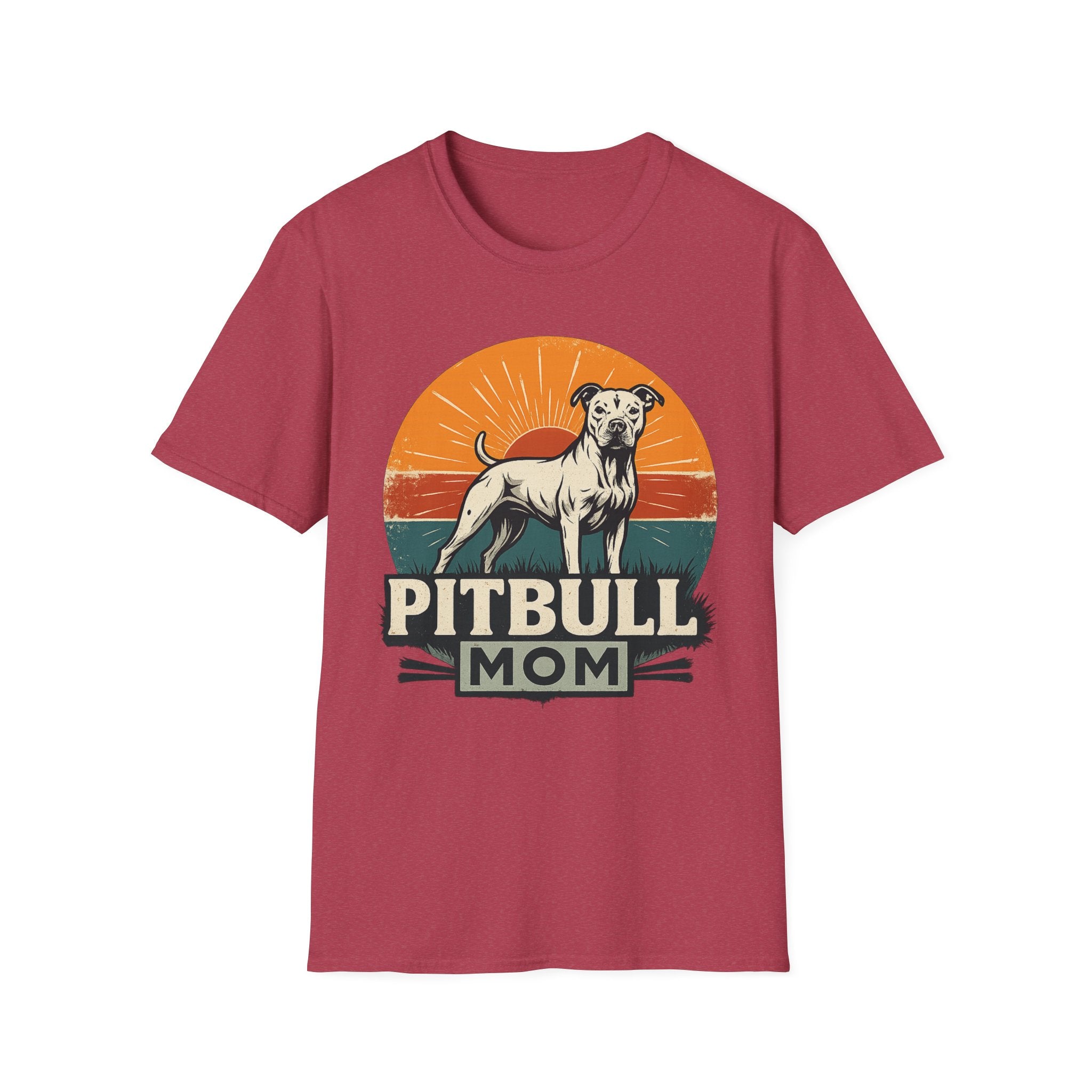 Vintage Pitbull Mom Shirt T-Shirt
