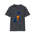 Sunset Dog Silhouette T-Shirt