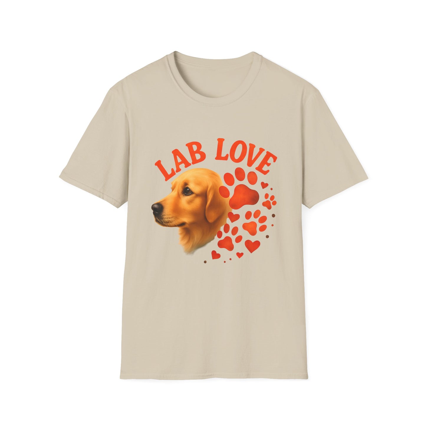Golden Retriever Lab Love T-Shirt, Dog Lover Gift, Cute Animal Shirt, Pet Adoption Awareness, Perfect for Dog Owners