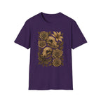 Gothic Floral Skull T-Shirt