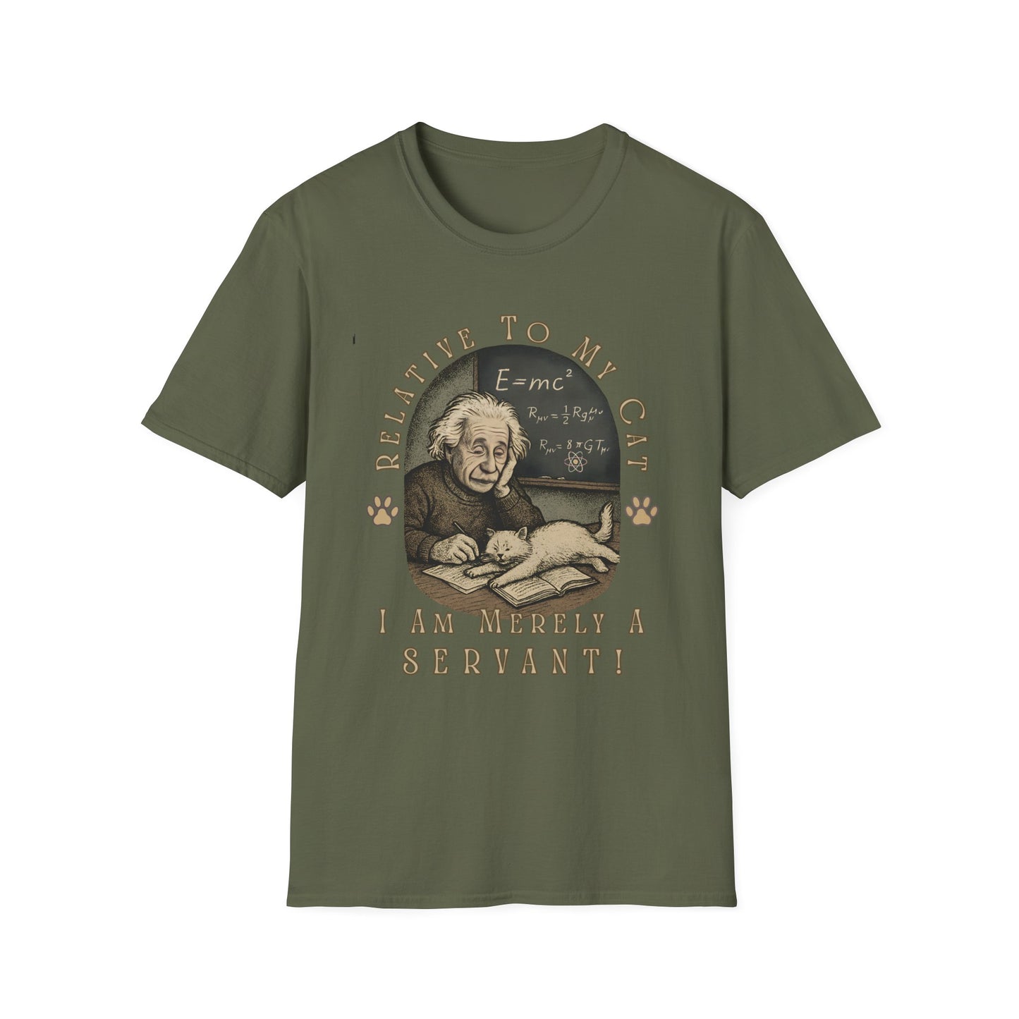 Relative to My Cat Tee – Einstein Cat Shirt