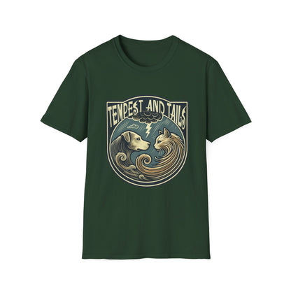 Tempest and Tails Unisex T-Shirt - Fun Pet Lover Tee, Gift for Dog Owners, Animal Lover Apparel, Cute Graphic Shirt, Casual Wear