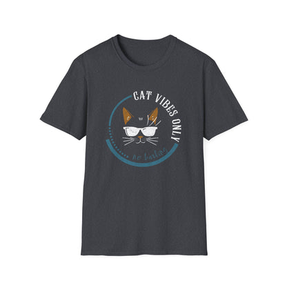Cat Vibes Only Tee – Funny Cat Lover Shirt, No Barking