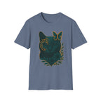 Cyber Floral Cat T-Shirt