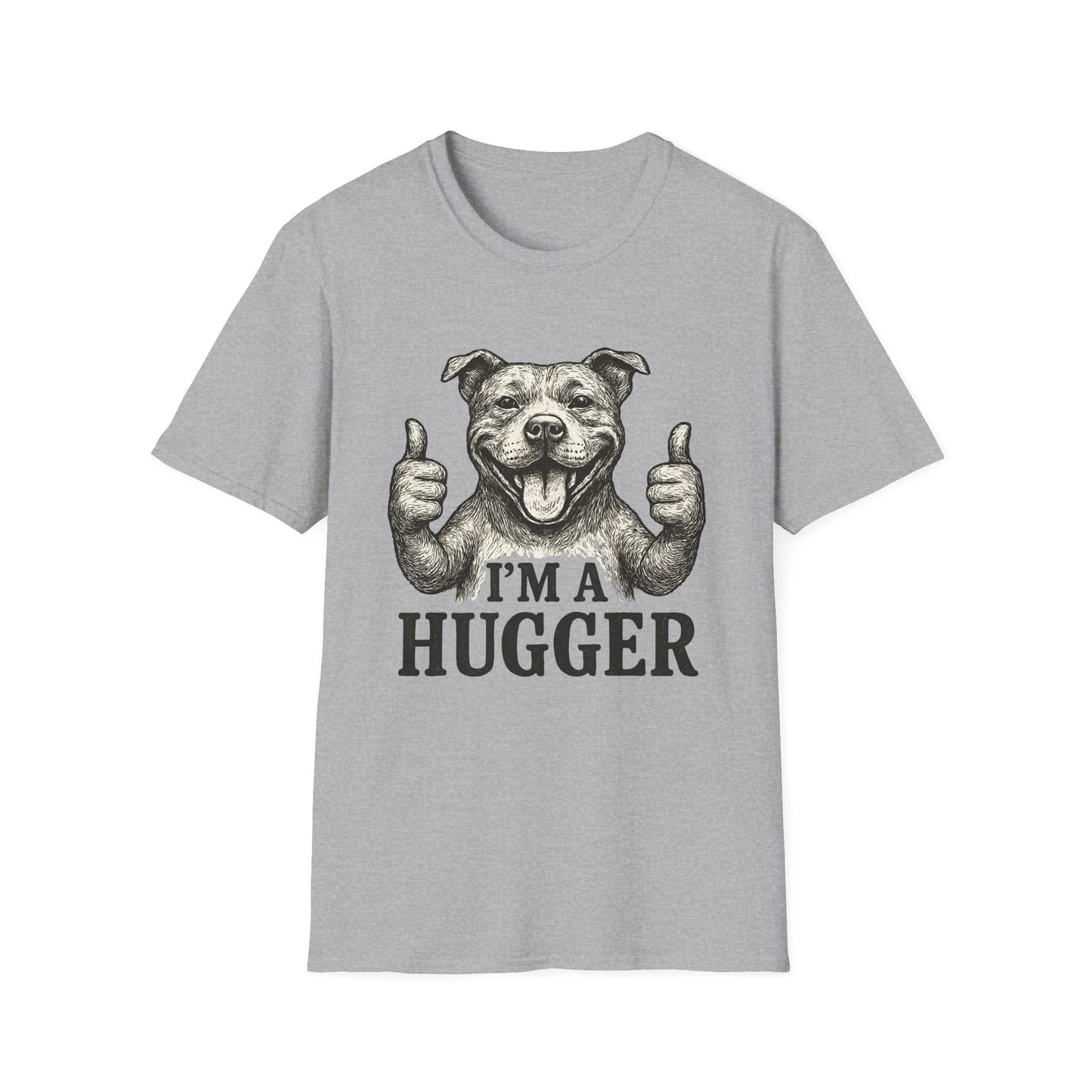 Pitbull Hugger T-Shirt | Funny Dog Lover Graphic Tee