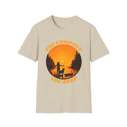 The Company You Keep Dog & Lake Sunset Tee