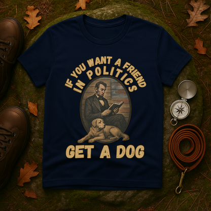 Political Humor Dog Lover T-Shirt, Funny Gift for Dog Owners, Unisex Tee for Animal Lovers, Politics and Pets Tee, Great for Birthdays