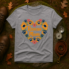 Rescue Mom Floral Heart T-Shirt