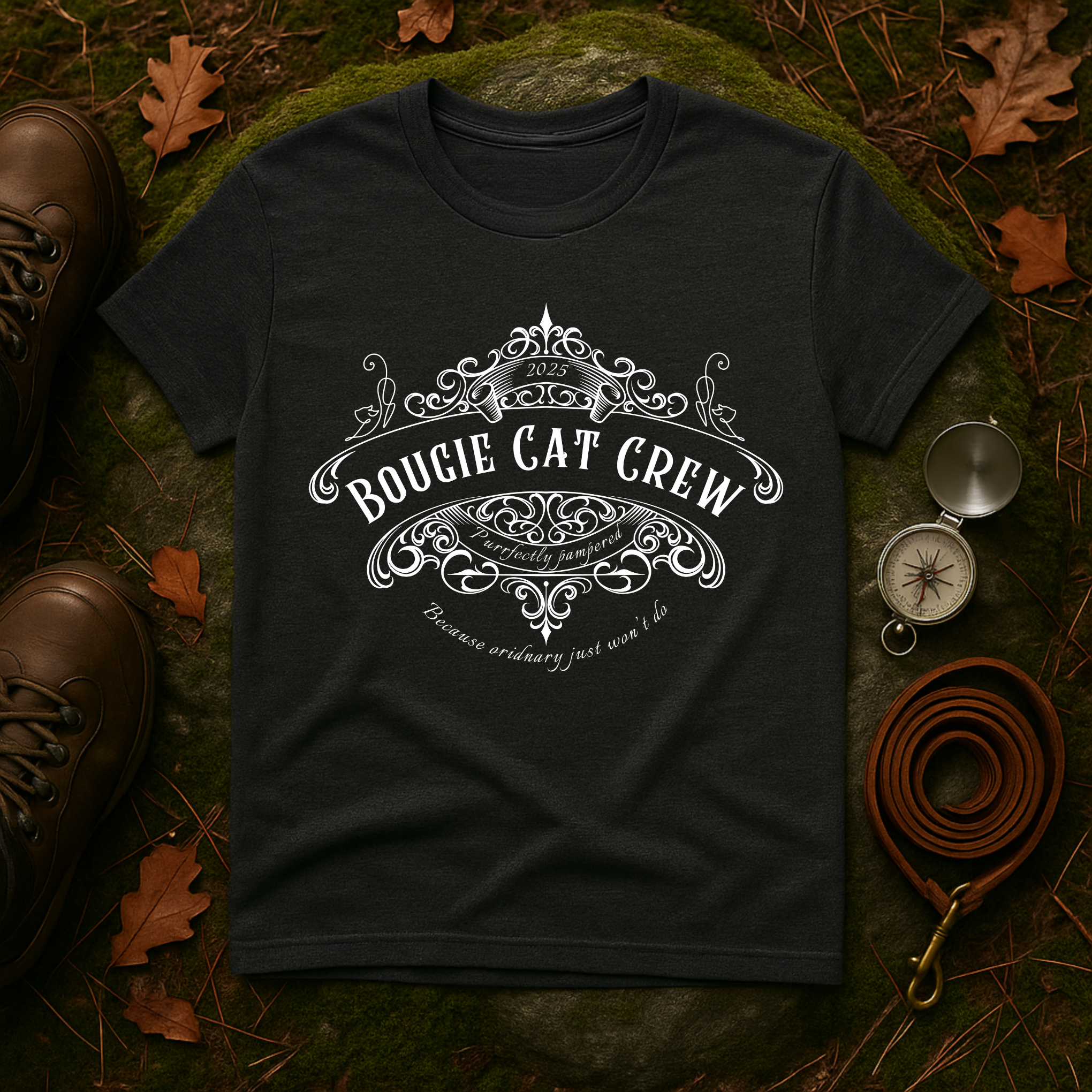 Bougie Cat Crew T-Shirt