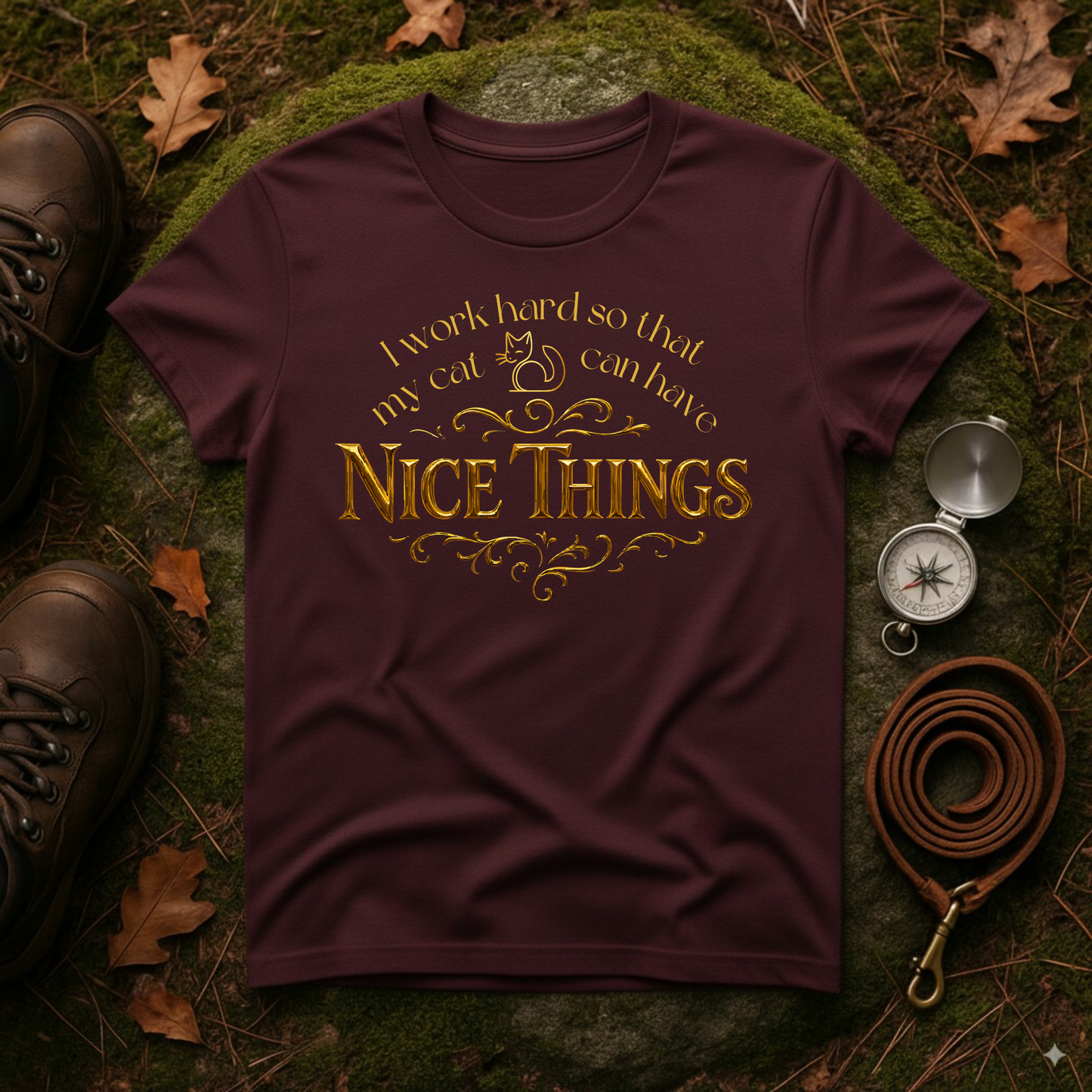 I Work Hard So My Cat Can Have Nice Things Shirt