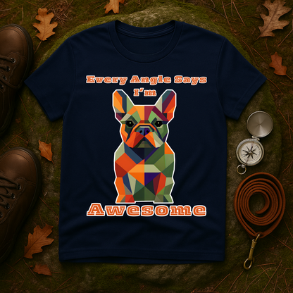 Awesome French Bulldog Unisex Softstyle T-Shirt, Dog Lover Gift, Casual Wear, Birthday Gift, Funny Tee, Pet Owner Merch