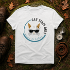 Cat Vibes Only, No Barking T-Shirt