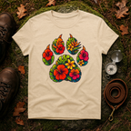 Tropical Paw Print T-Shirt