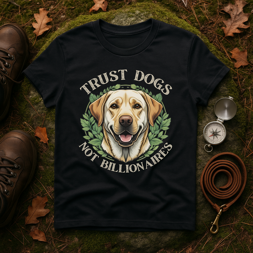 Labrador Trust Dogs Not Billionaires T-Shirt
