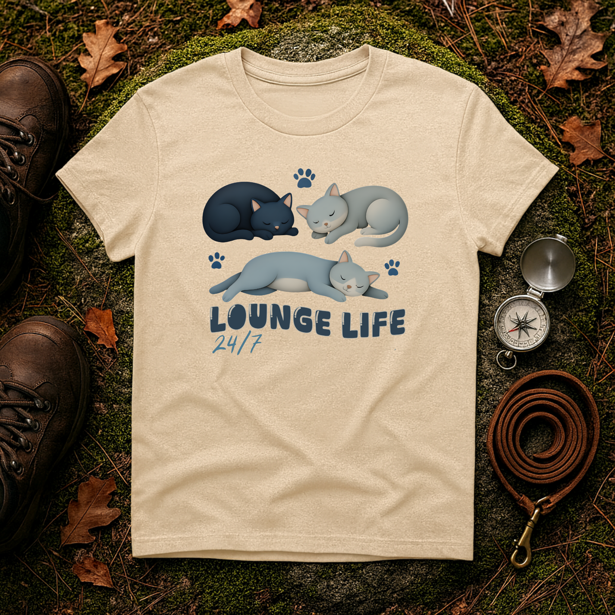 Lounge Life Cat T-Shirt